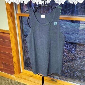 Rise Embroidered Logo Sz. M Grey Tank‎ Top